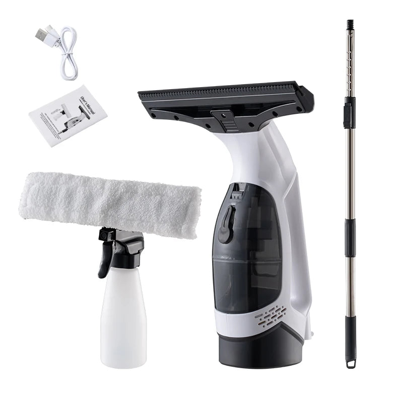 Electric Window Cleaner - Cordless Rechargeable Glass Cleaner
