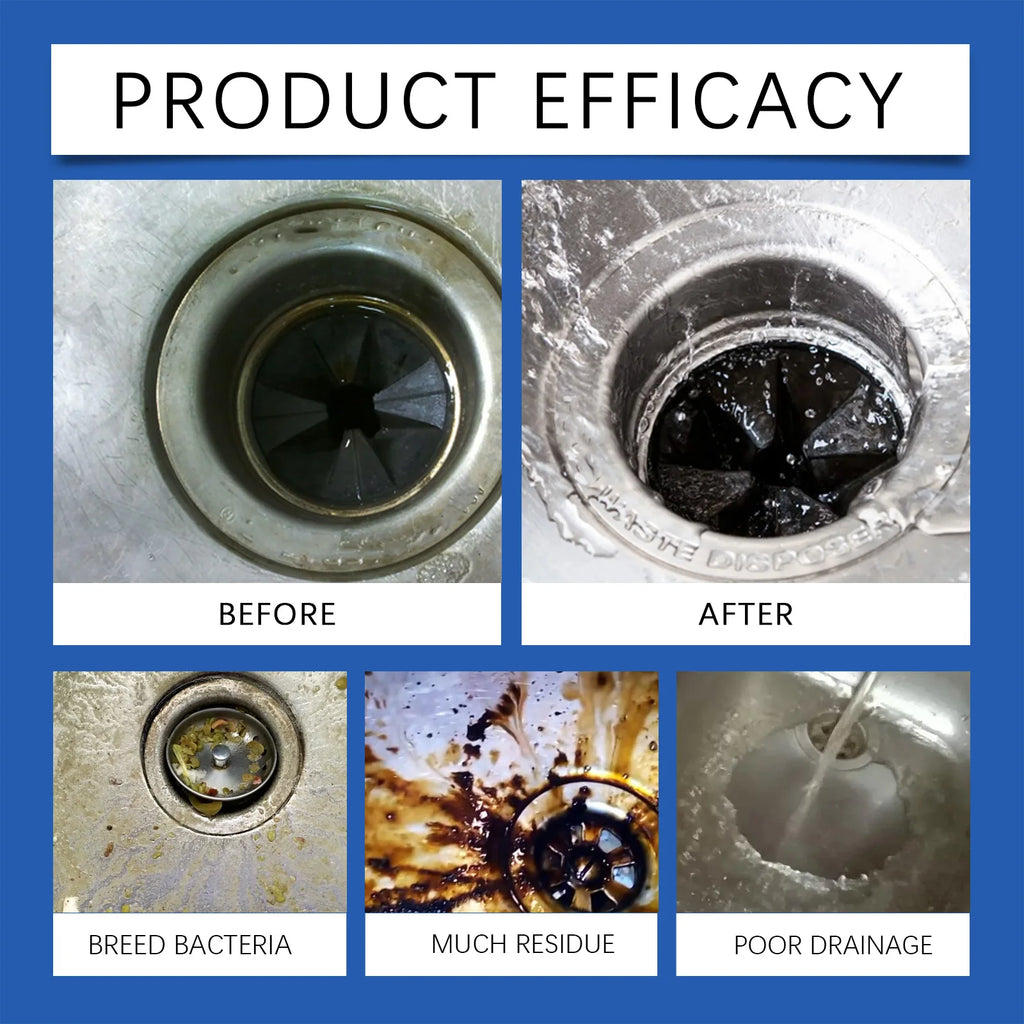 Drain Cleaner Tablets - Clog Remover & Deodorizer