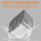 Stainless steel snack container with leakproof silicone lid