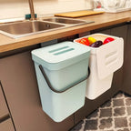 Quiet-Close Trash Can - 3/5L Eco-Friendly Sealed Bin