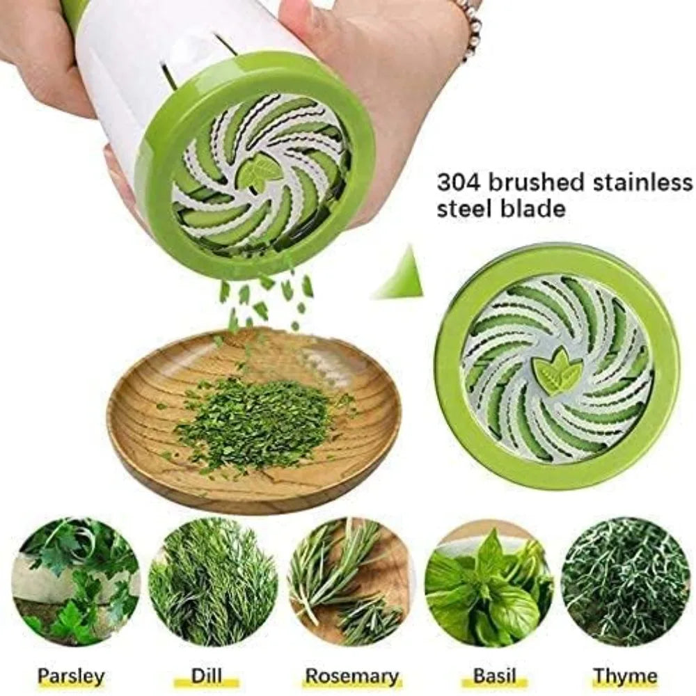 Manual Herb Grinder - Multifunction Spice Mill & Vegetable Chopper