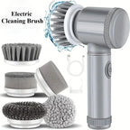 Cordless Spin Scrubber - 5-in-1 Rechargeable Cleaning Brush