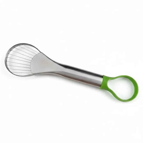 2-in-1 Avocado Slicer - Stainless Steel Cutter & Peeler