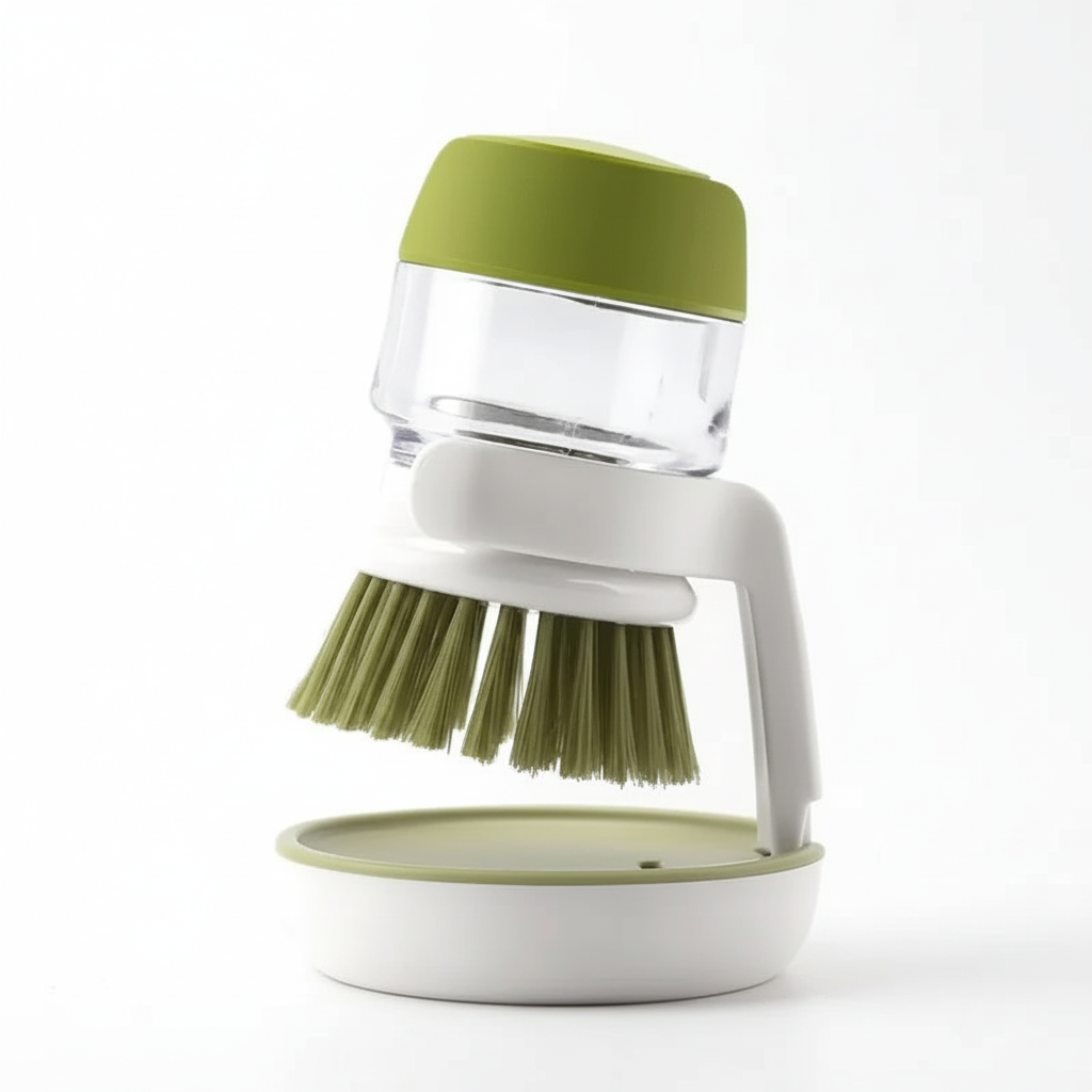 Dish Brush with Soap Dispenser - Professional
