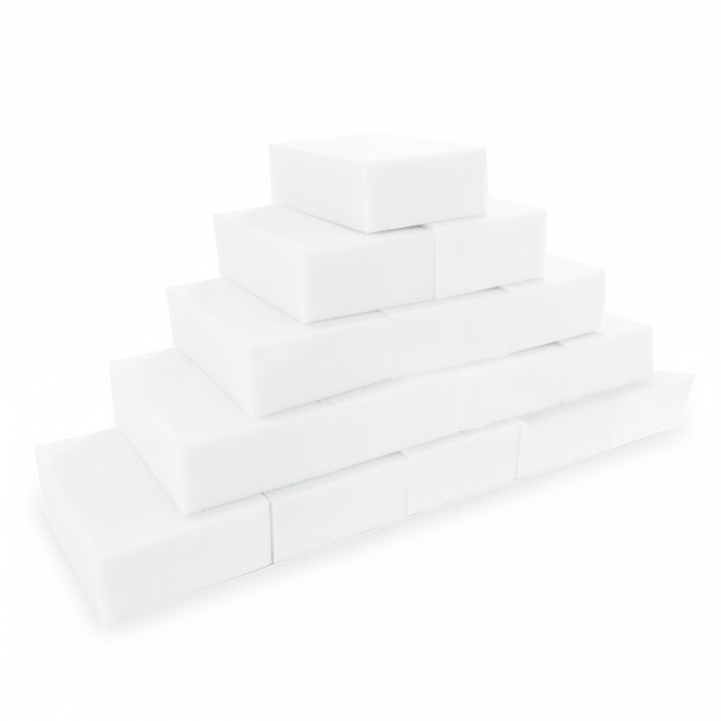Professional magic eraser sponges product photography