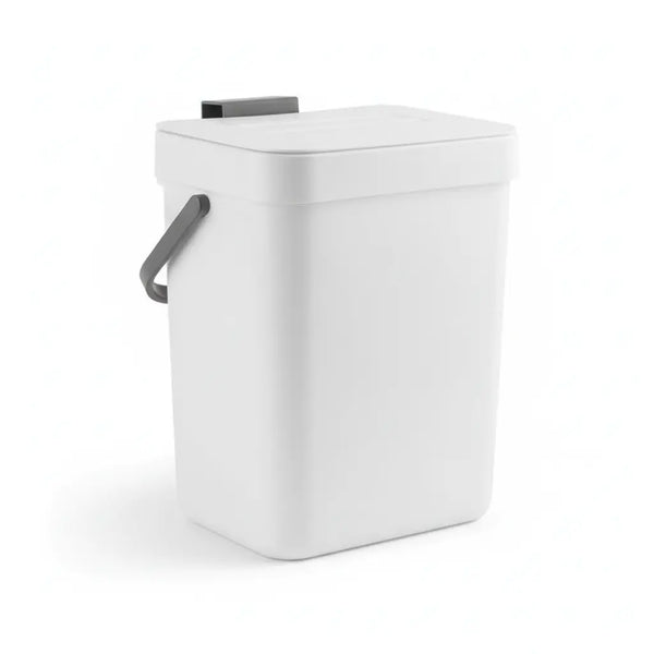Hanging Trash Can with Quiet-Close Lid for Odor-Free Kitchen Disposal