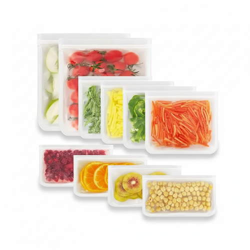 Silicone Food Storage Bags - Reusable Leakproof Containers - Kitch N Haven